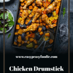Easy Chicken Drumstick Traybake Pin