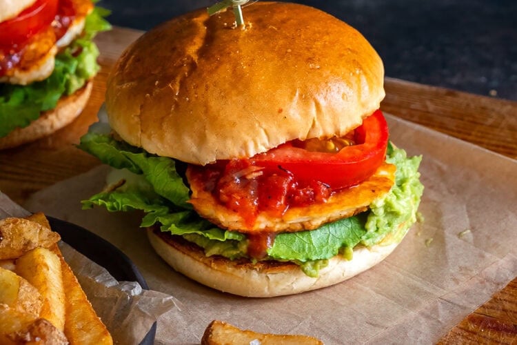 Halloumi Burgers Hero