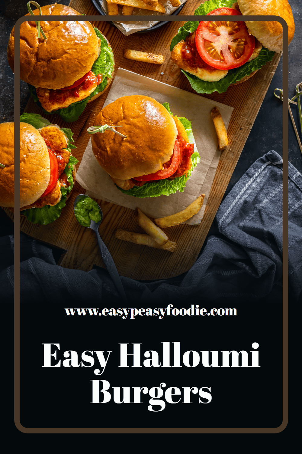 Halloumi Burgers Pin