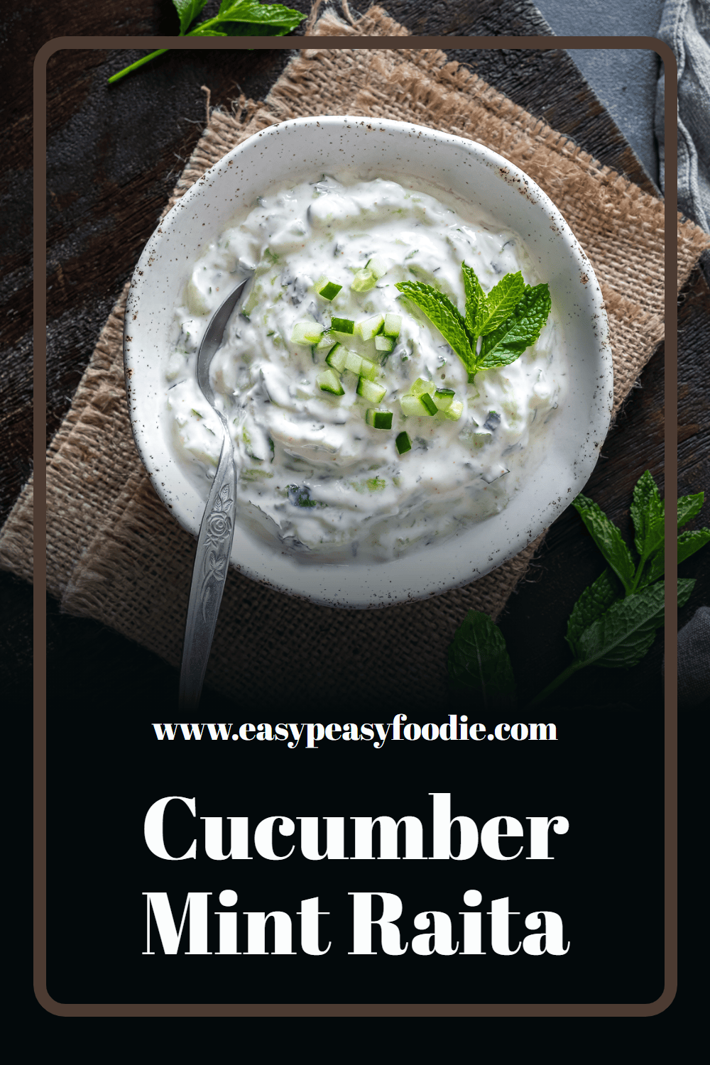 Cucumber Mint Raita Pin