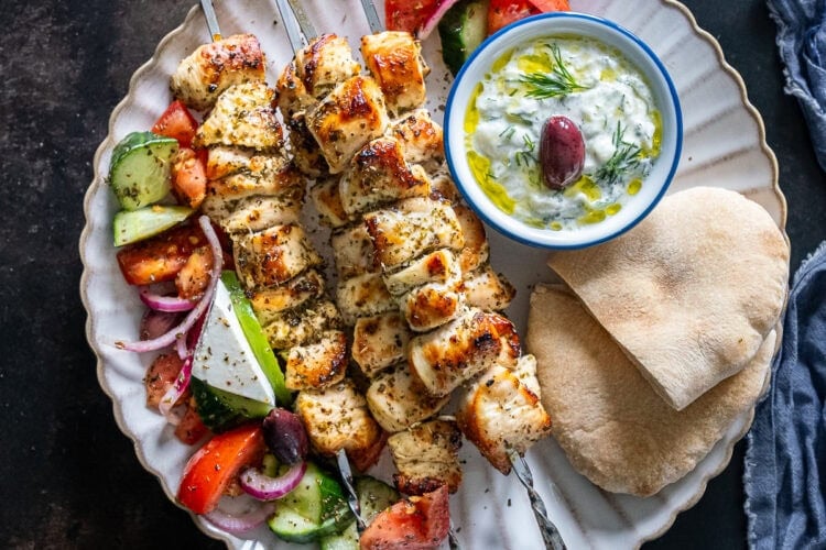 Easy Chicken Souvlaki HERO