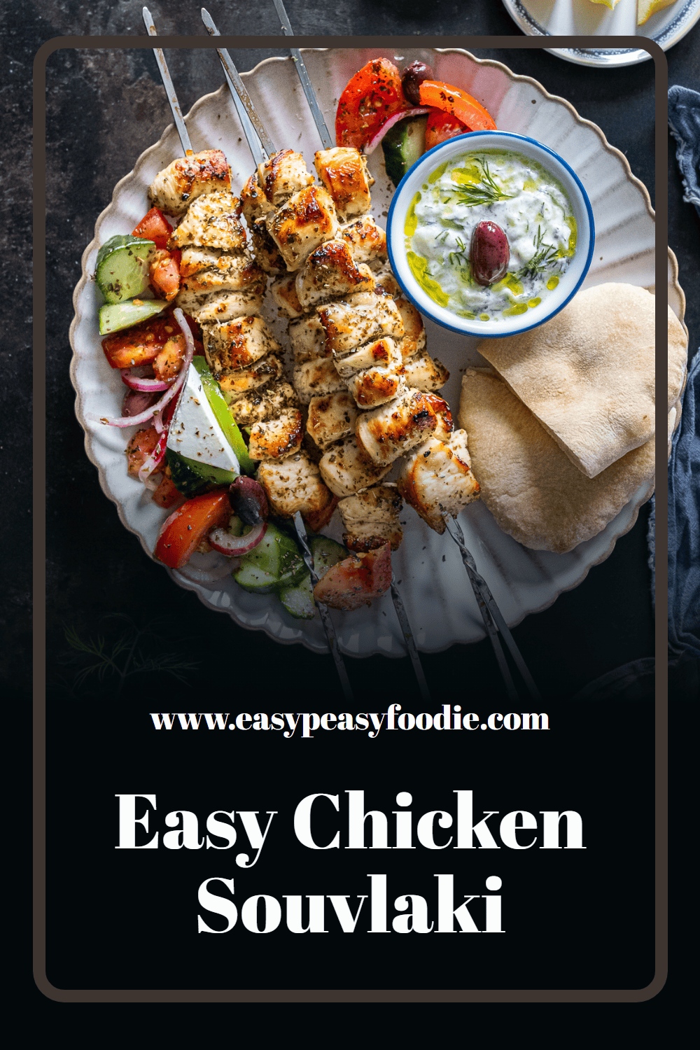 Easy Chicken Souvlaki Pin