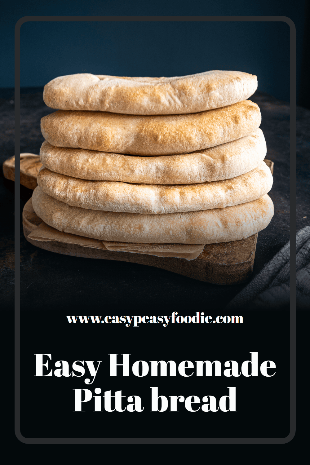 Easy Homemade Pittas Pin