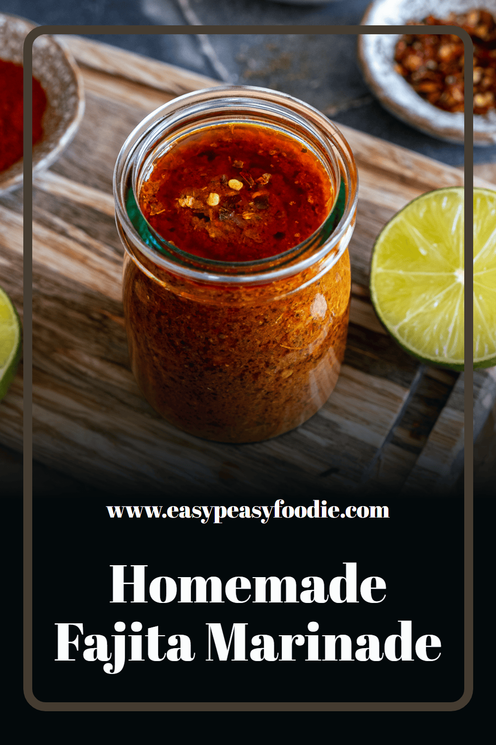Homemade Fajita Marinade Pin