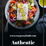 Authentic Greek Salad (Horiátiki Salata) Pin