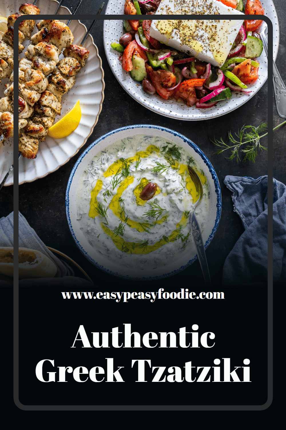 Authentic Greek Tzatziki Pin