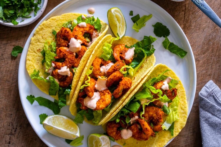 Easy Prawn Tacos Hero