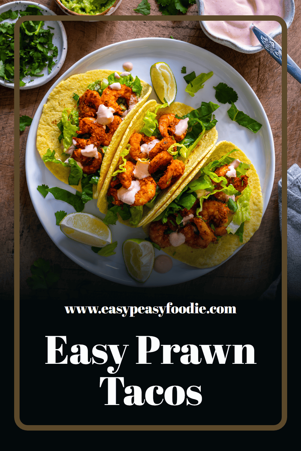 Easy Prawn Tacos Pin