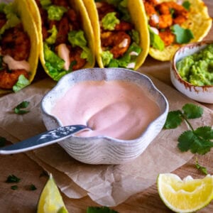 Pink Taco Sauce Hero