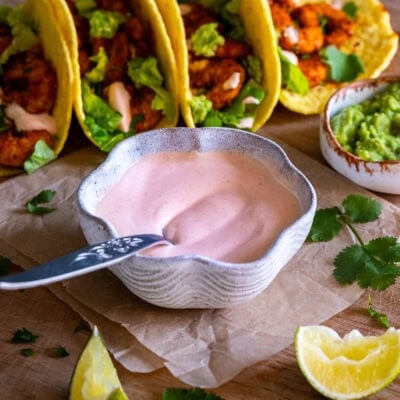 Pink Taco Sauce Hero