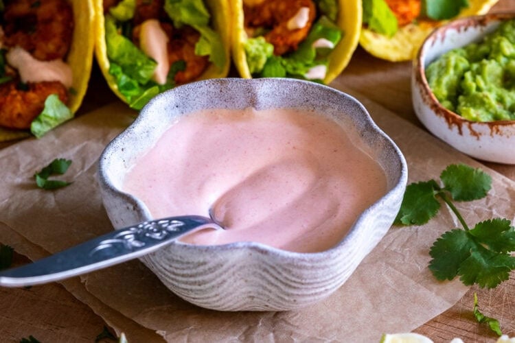 Pink Taco Sauce Hero