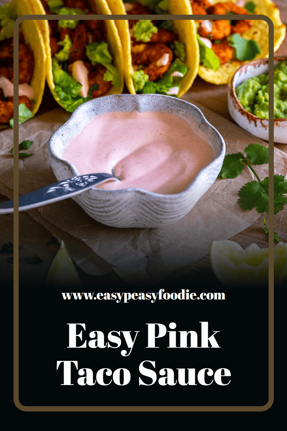 Pink Taco Sauce Pin